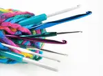 Crochet hook sizes can vary from country to country. So you can select the right size for the job at hand.    Hook sizes range from 0.60mm right up to 25.0mm.