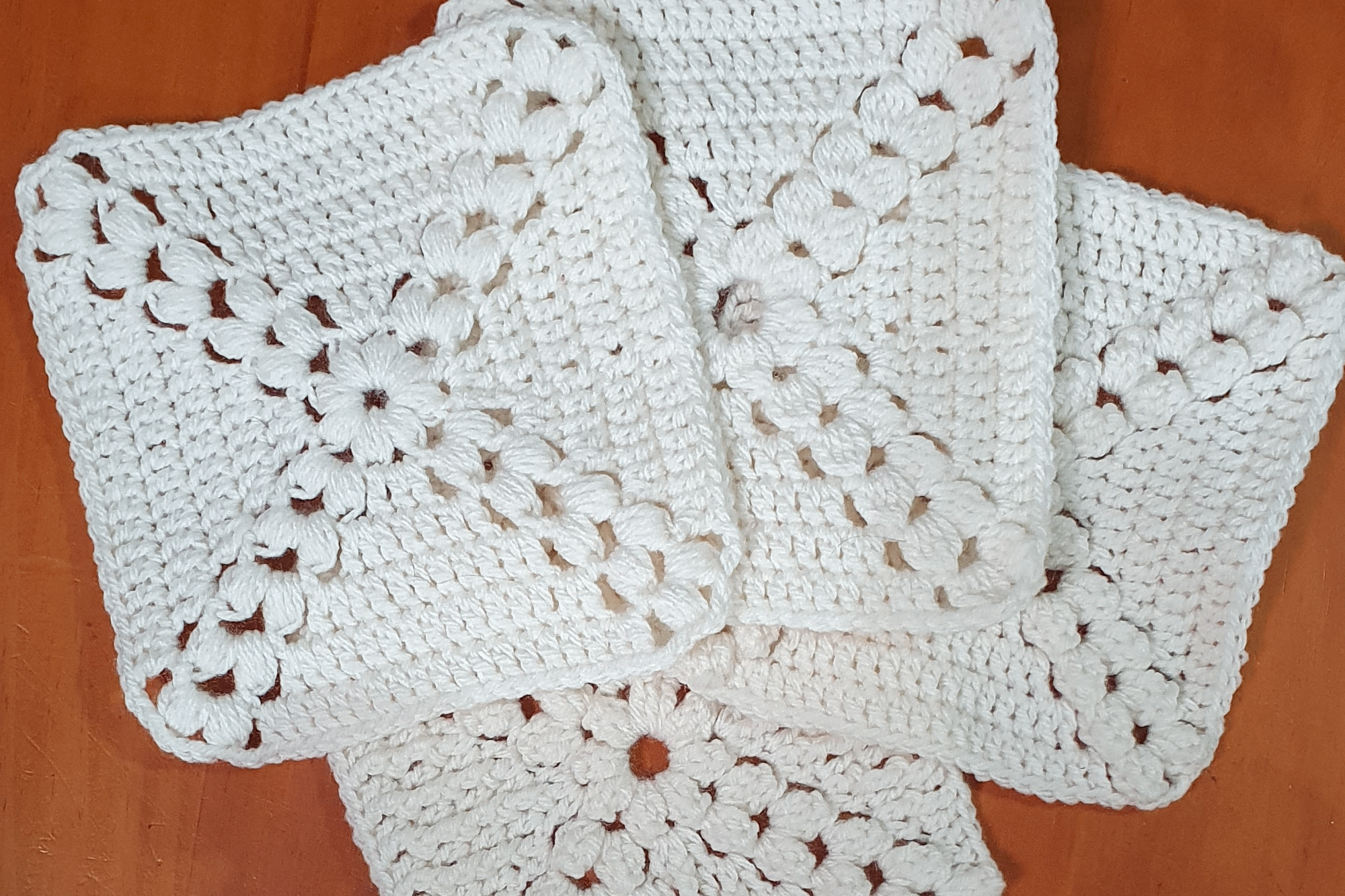 4 variations of the bobble granny square