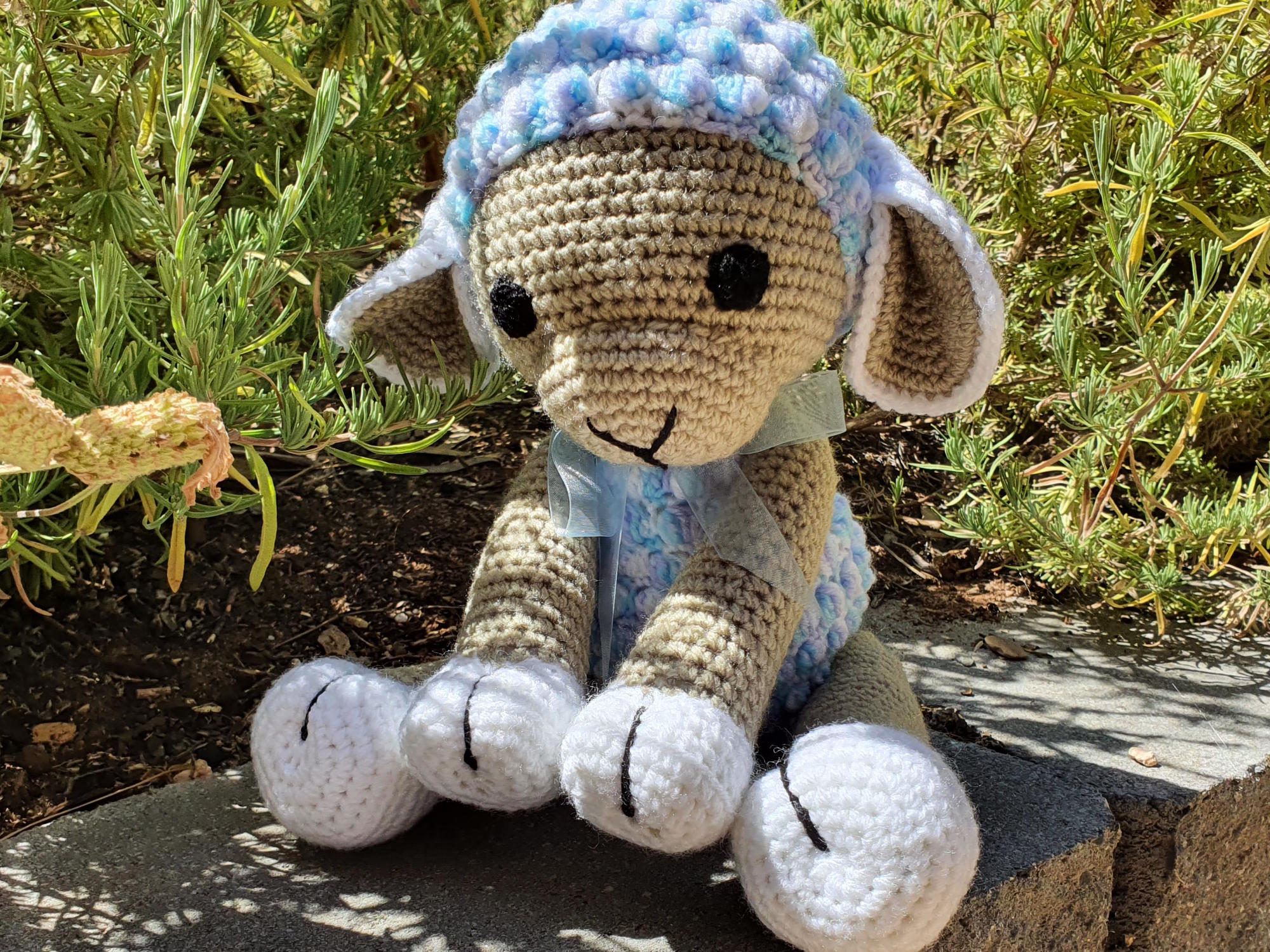 baby lamb amigurumi