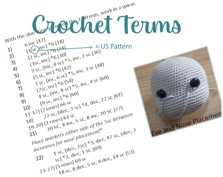 crochet terms crochet terms