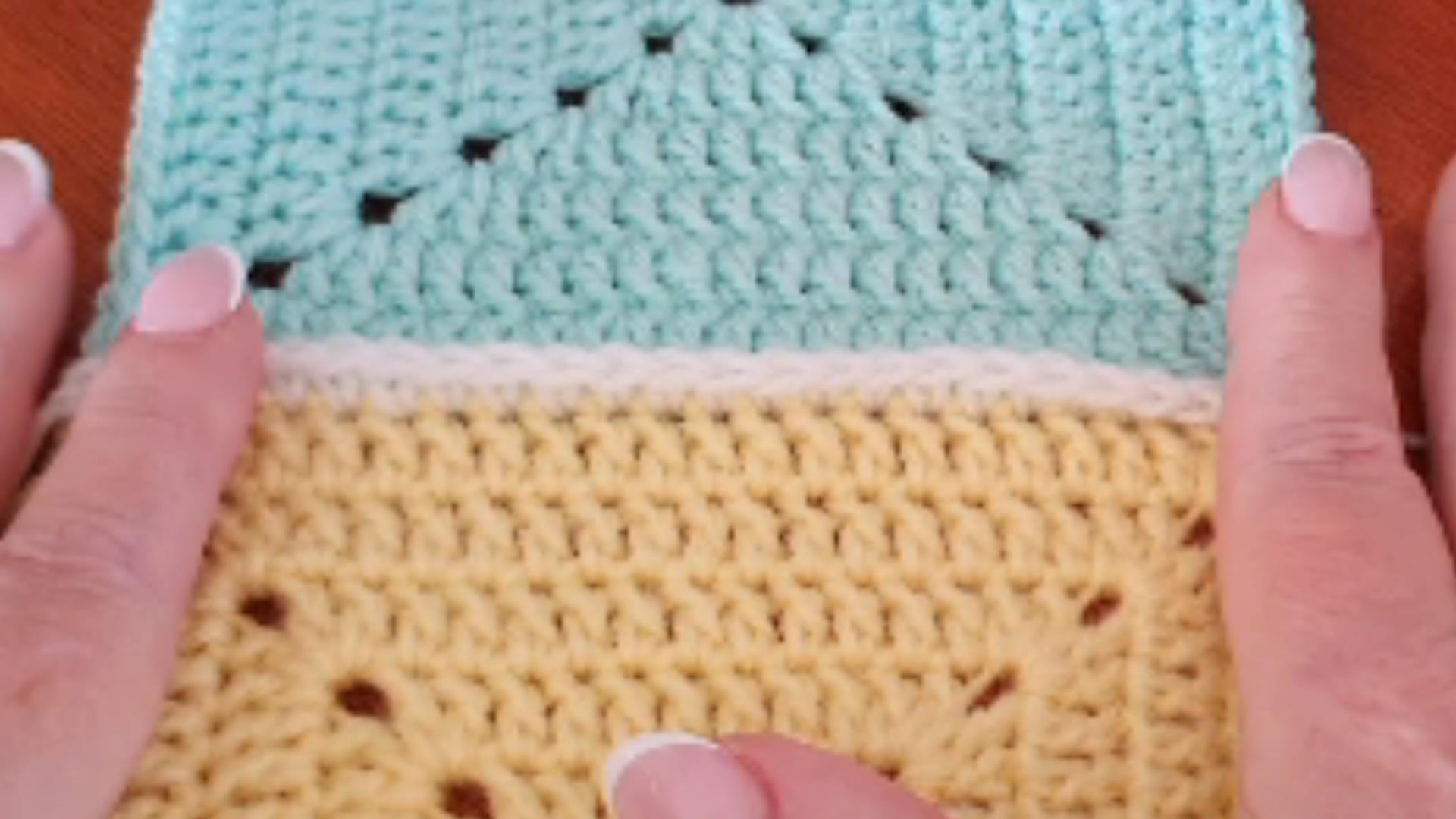 crochet 2 squares together 2