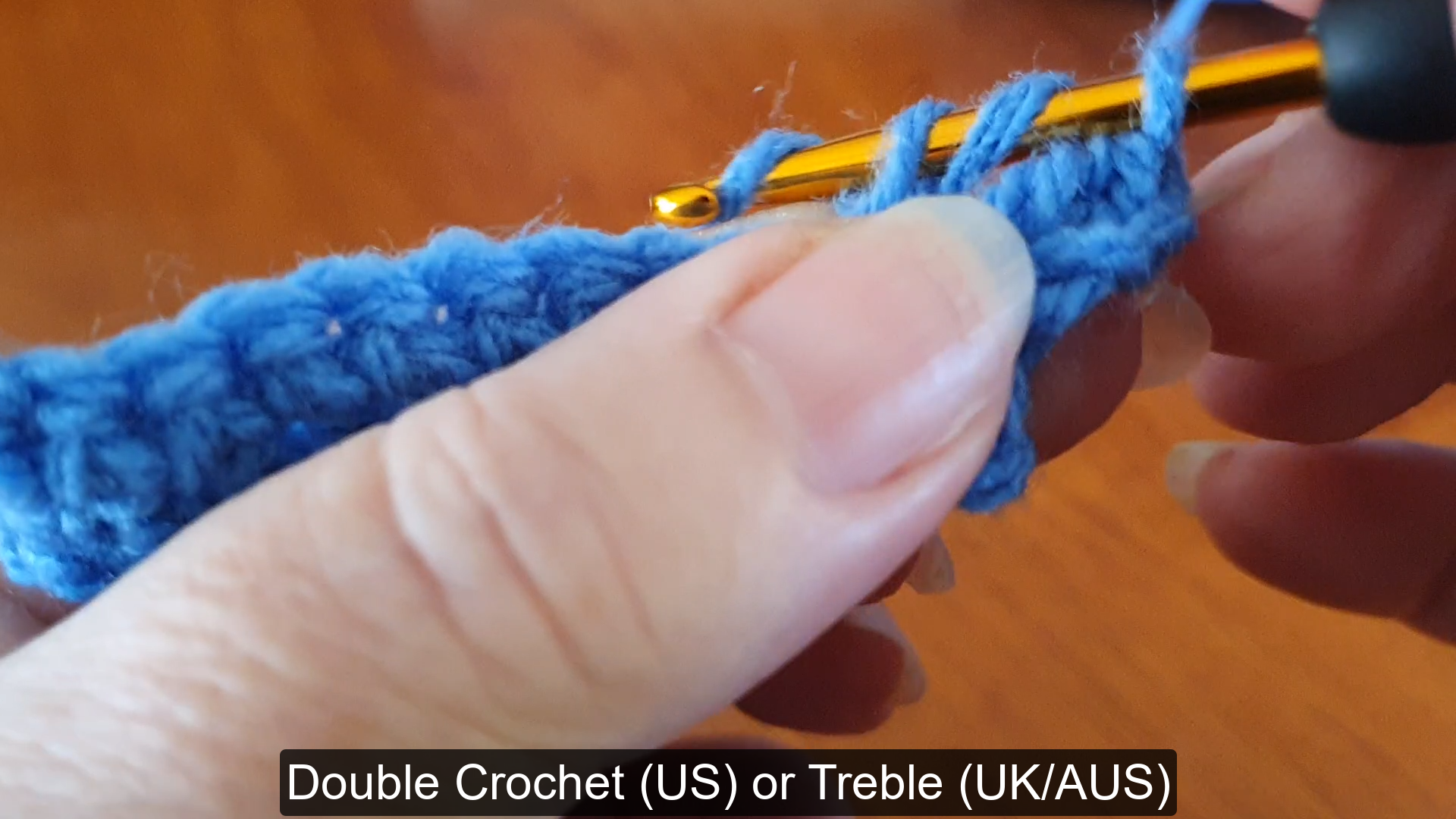 double crochet 3 double crochet 3