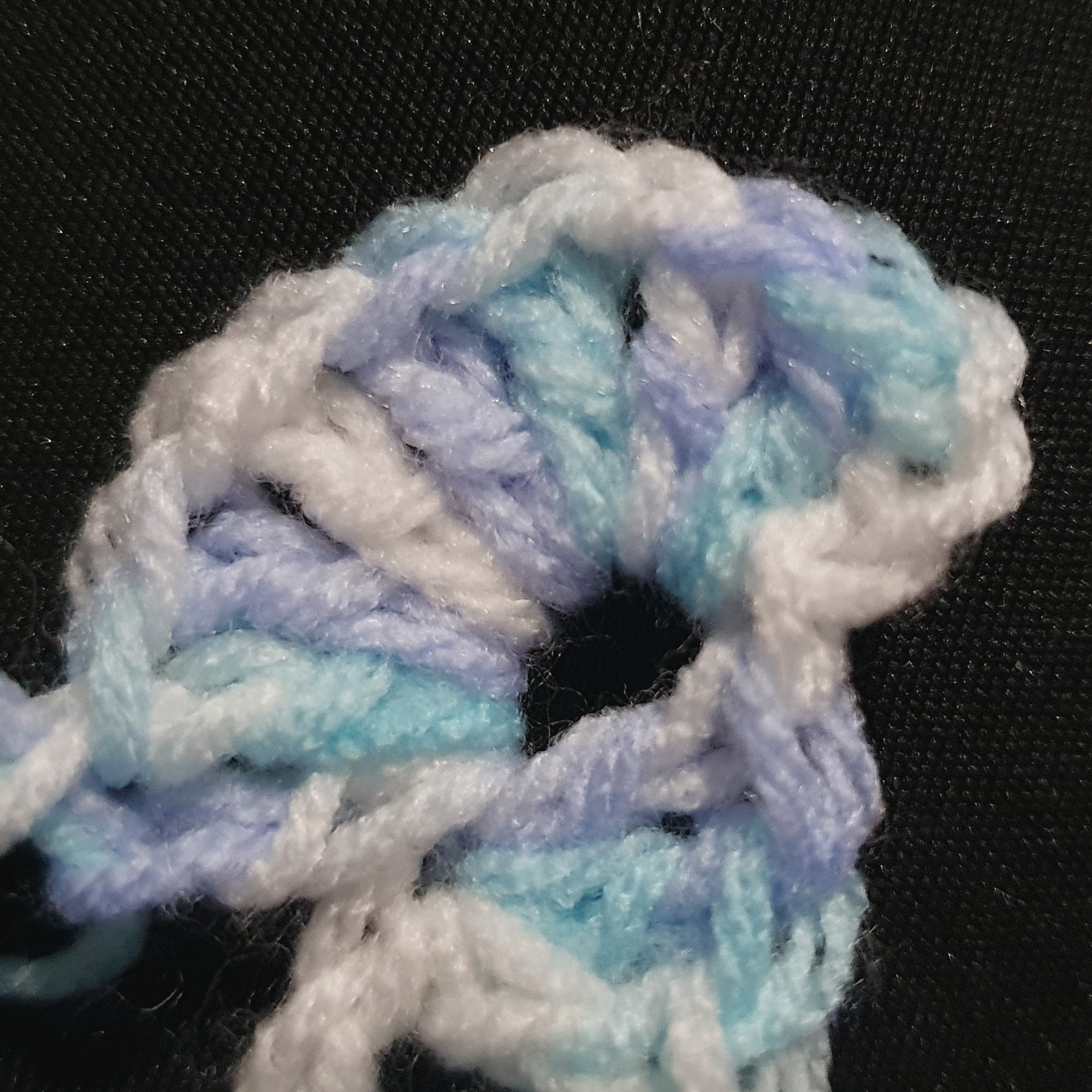 rect granny square 1st corner