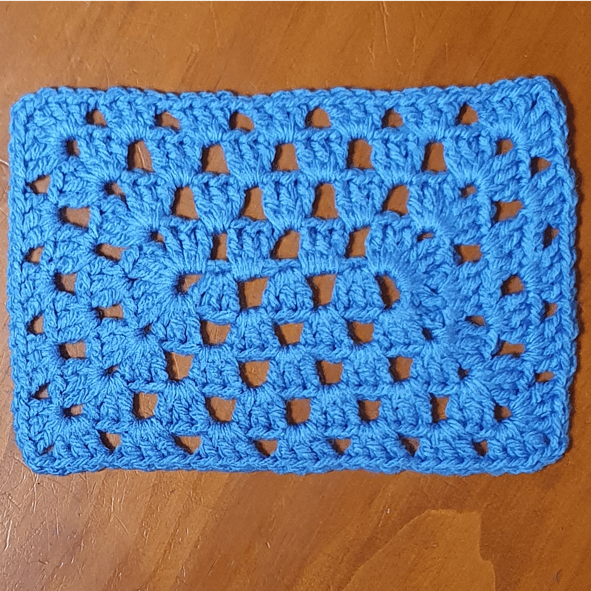 traditional rectangle granny square